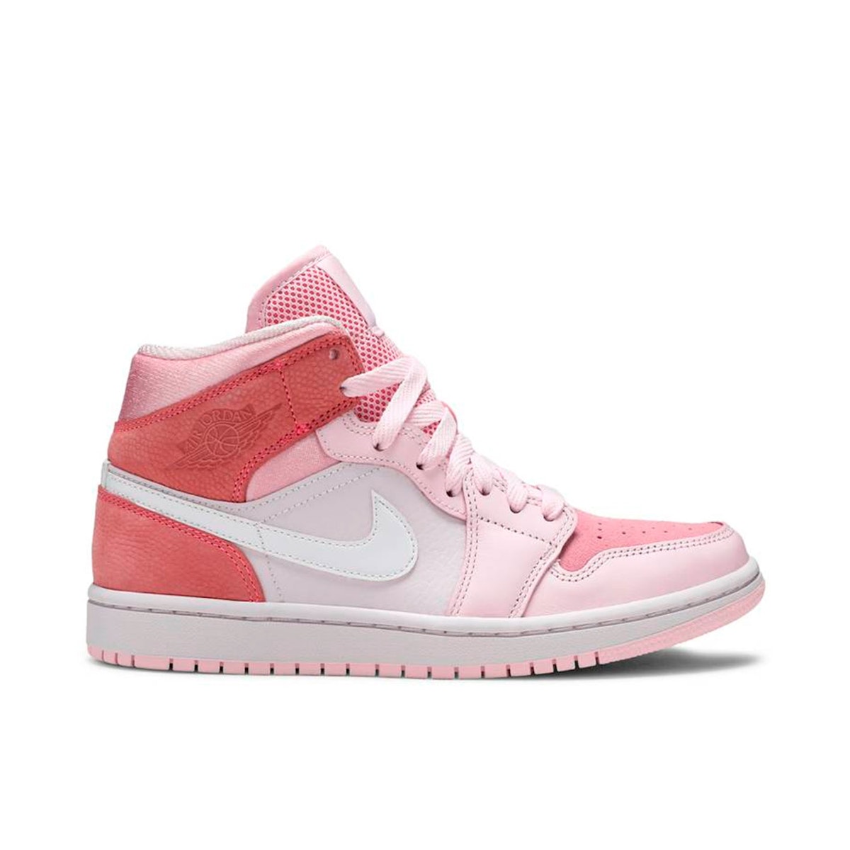 Jordan 1 Mid 'Digital Pink' Sneakers