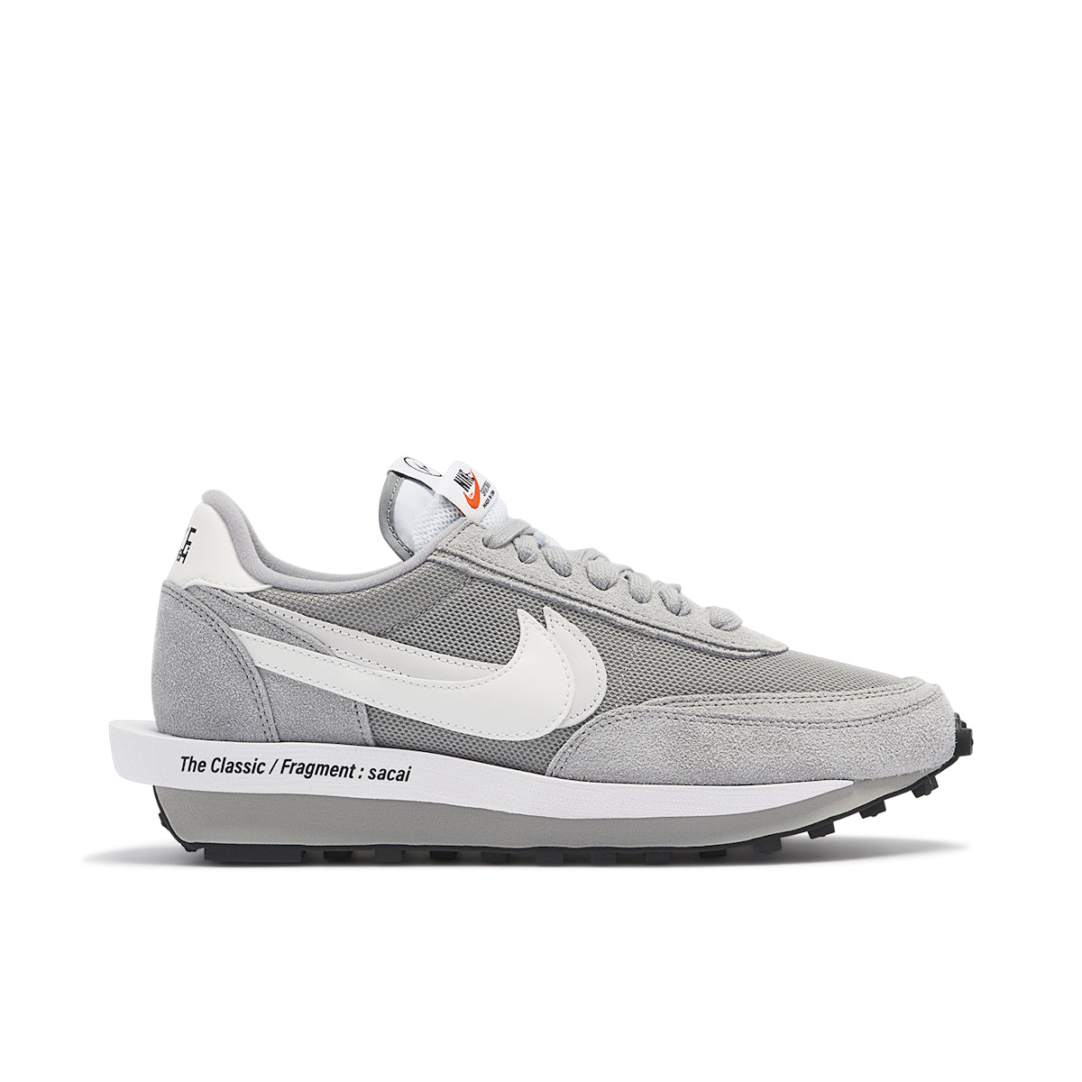 Sacai x Fragment LDWaffle 'Light Smoke Grey' Sneakers