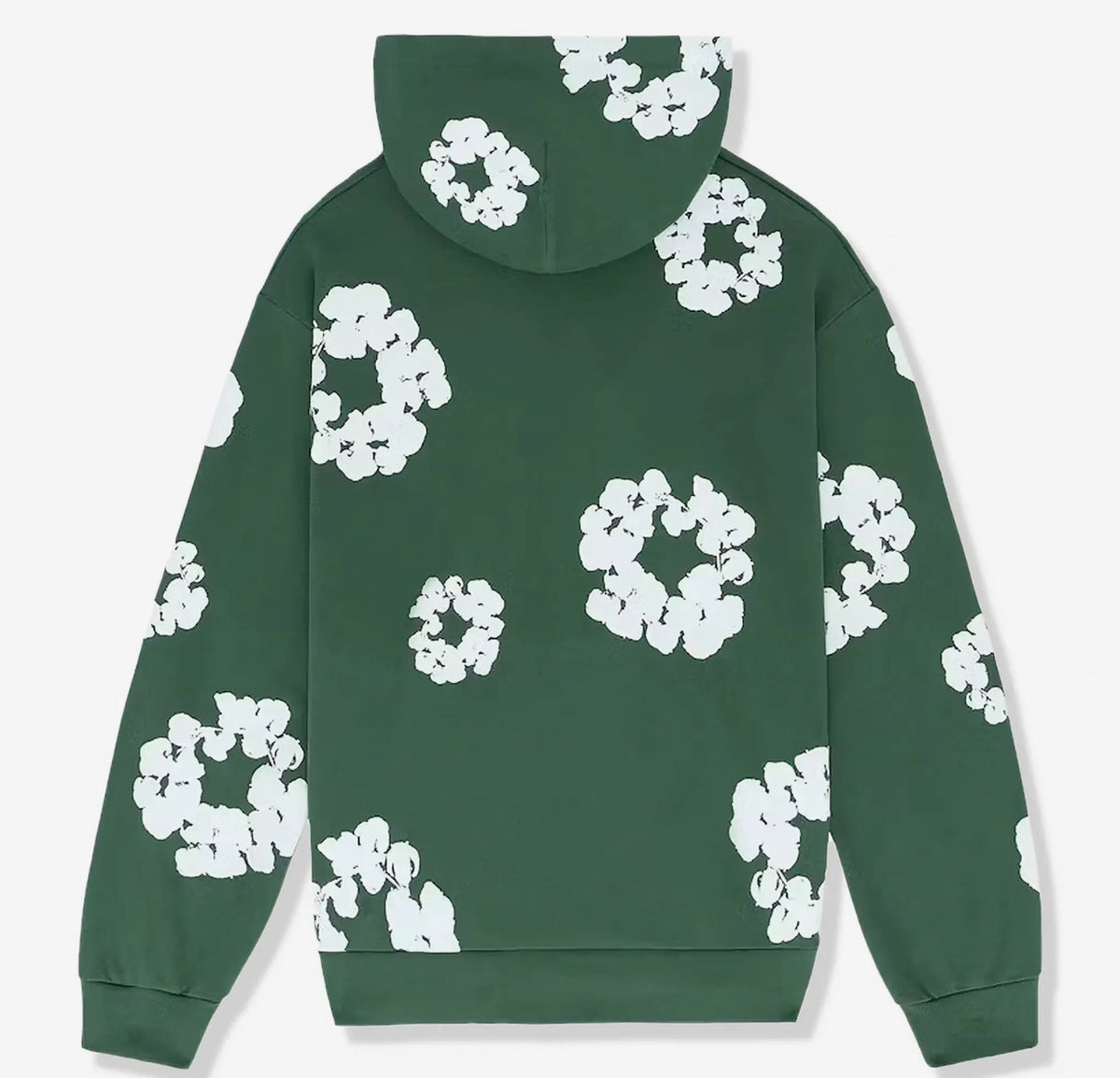 Denim Tears Cotton Wreath Hoodie 'Green' image 2