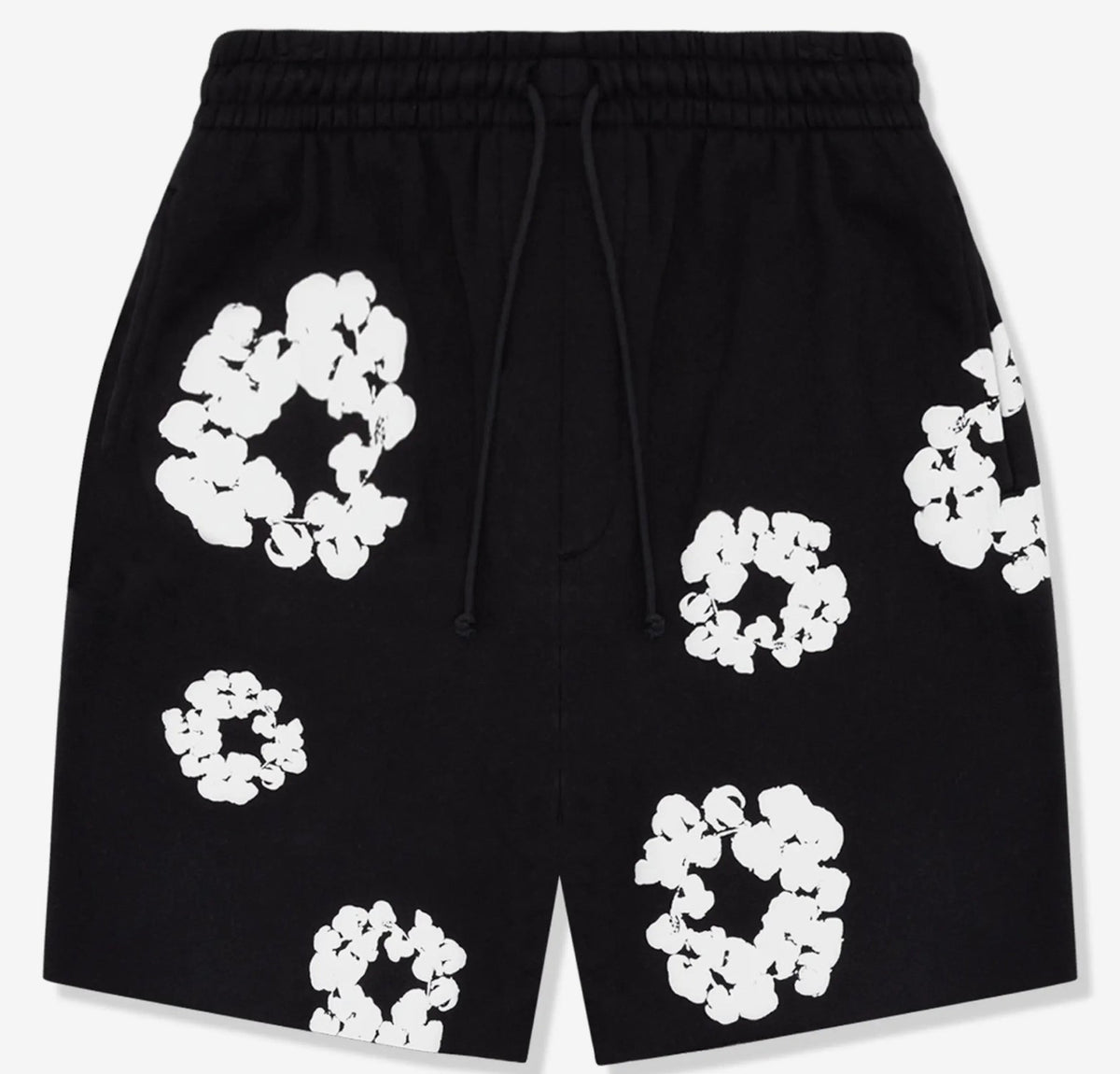 Denim Tears Cotton Wreath Shorts 'Black' image 2