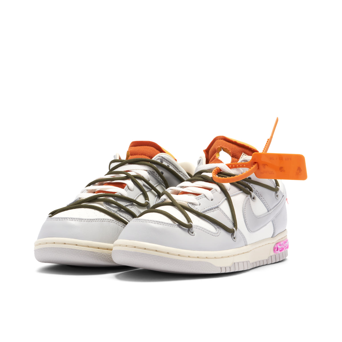 Nike Dunk Low x Off-White 'Lot 22' Sneakers image 4