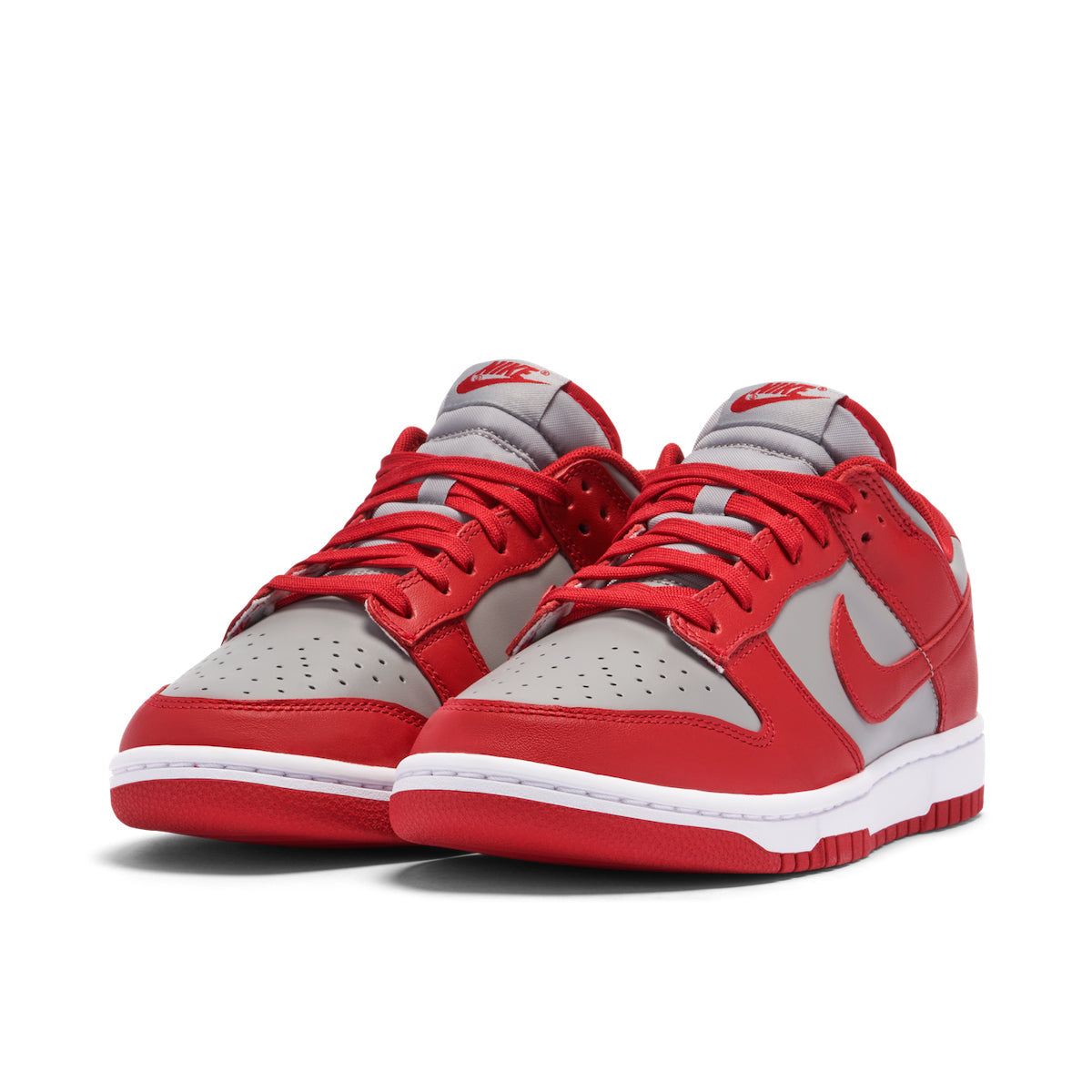 Nike Dunk Low 'Grey Red' Sneakers image 3