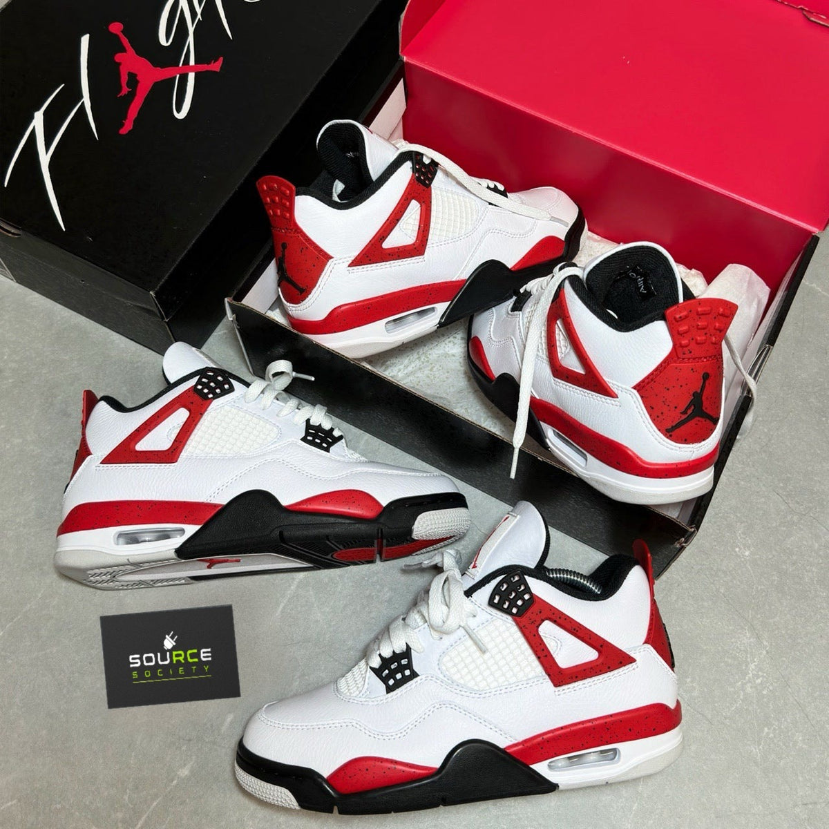 Air Jordan 4 'Red Cement' Sneakers image 2