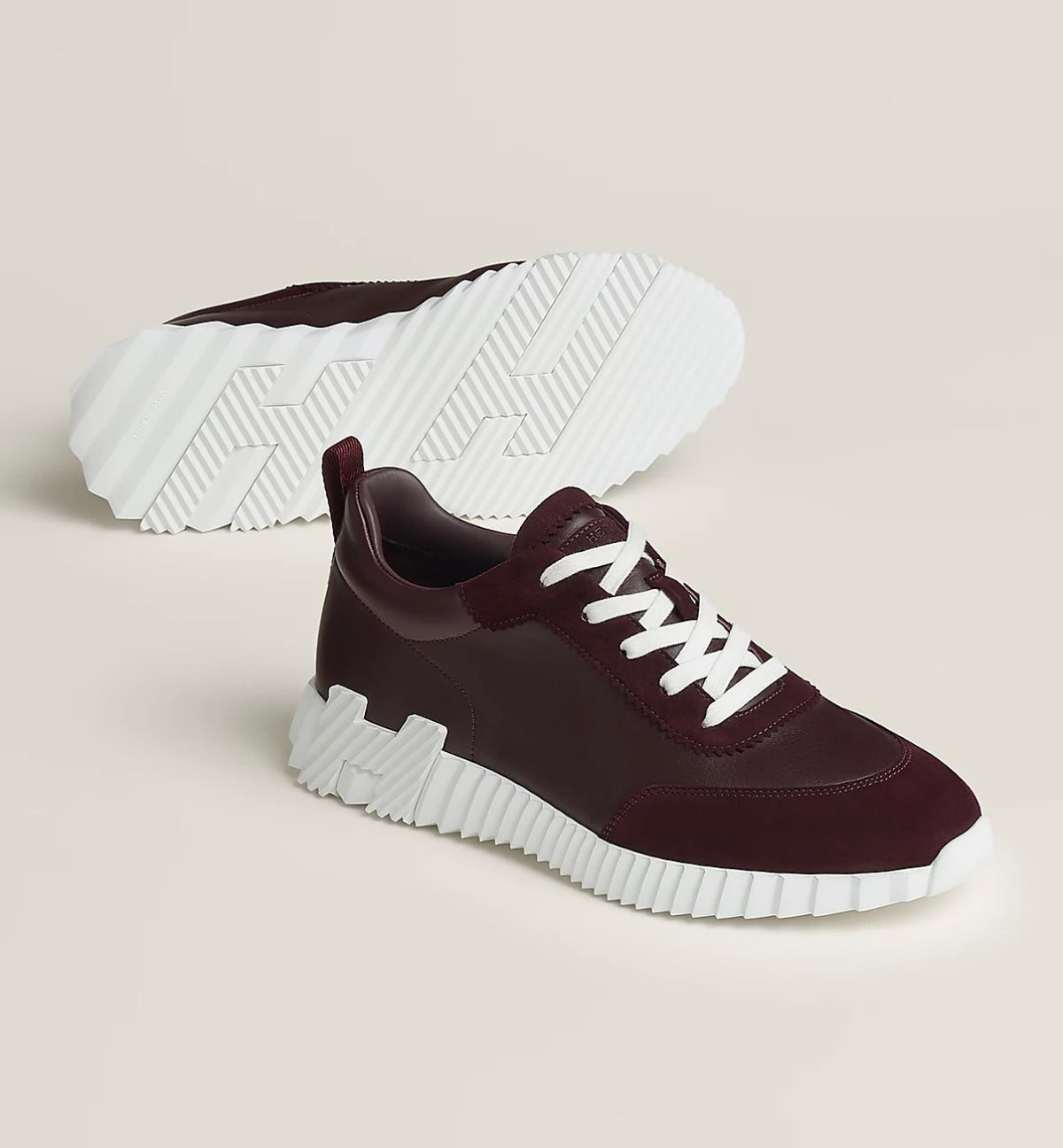 HERMES BOUNCING SNEAKER 'BORDEAUX’