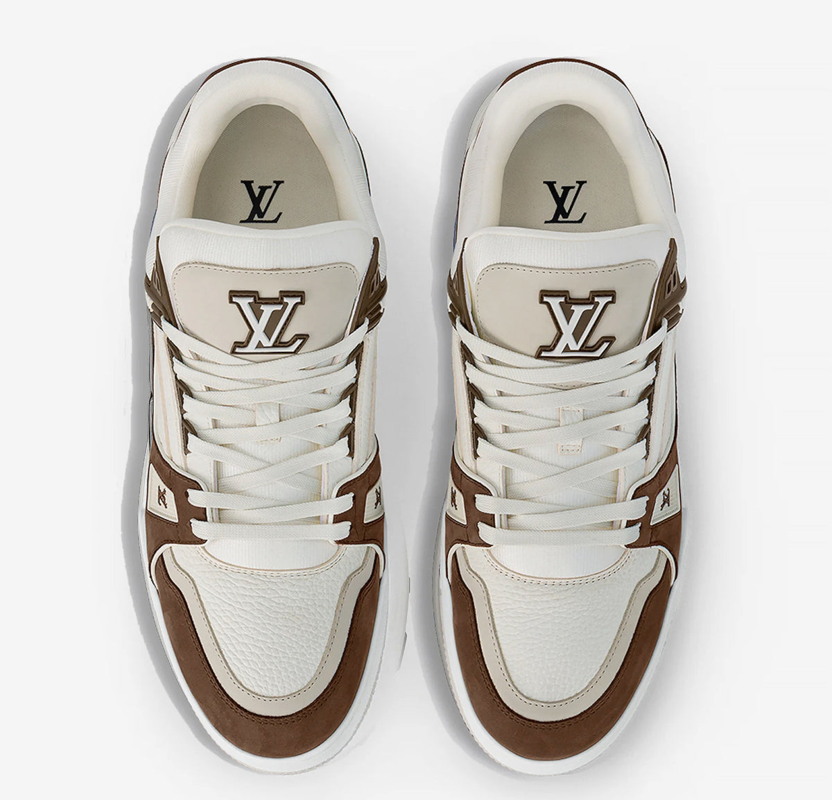 Louis Vuitton LV Trainer 'Brown Cream' Sneakers image 3