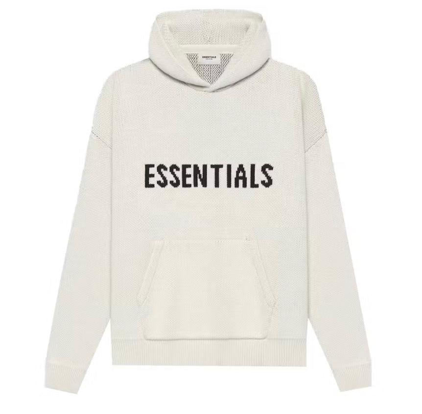 FOG ESSENTIALS KNIT HOODIE 'BUTTERCREAM'