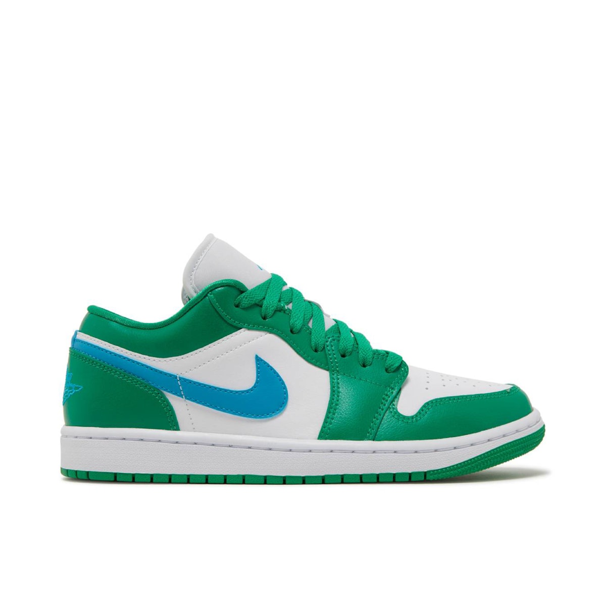 Air Jordan 1 Low 'Lucky Green' Womens Sneakers