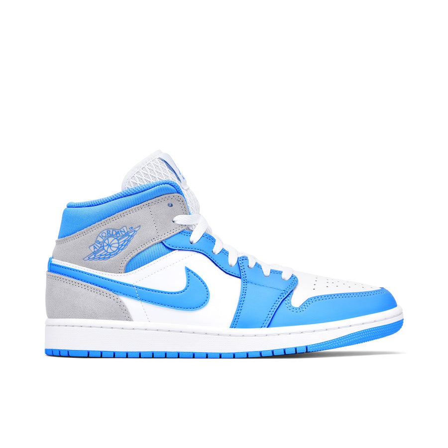 JORDAN 1 MID 'UNIVERSITY BLUE GREY'