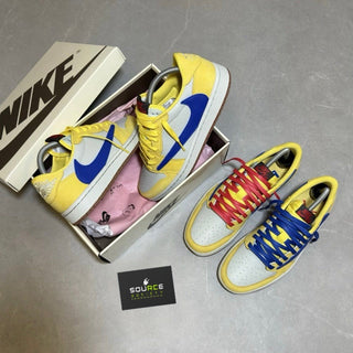 Air Jordan 1 Low x Travis Scott 'Canary' Sneakers image 2