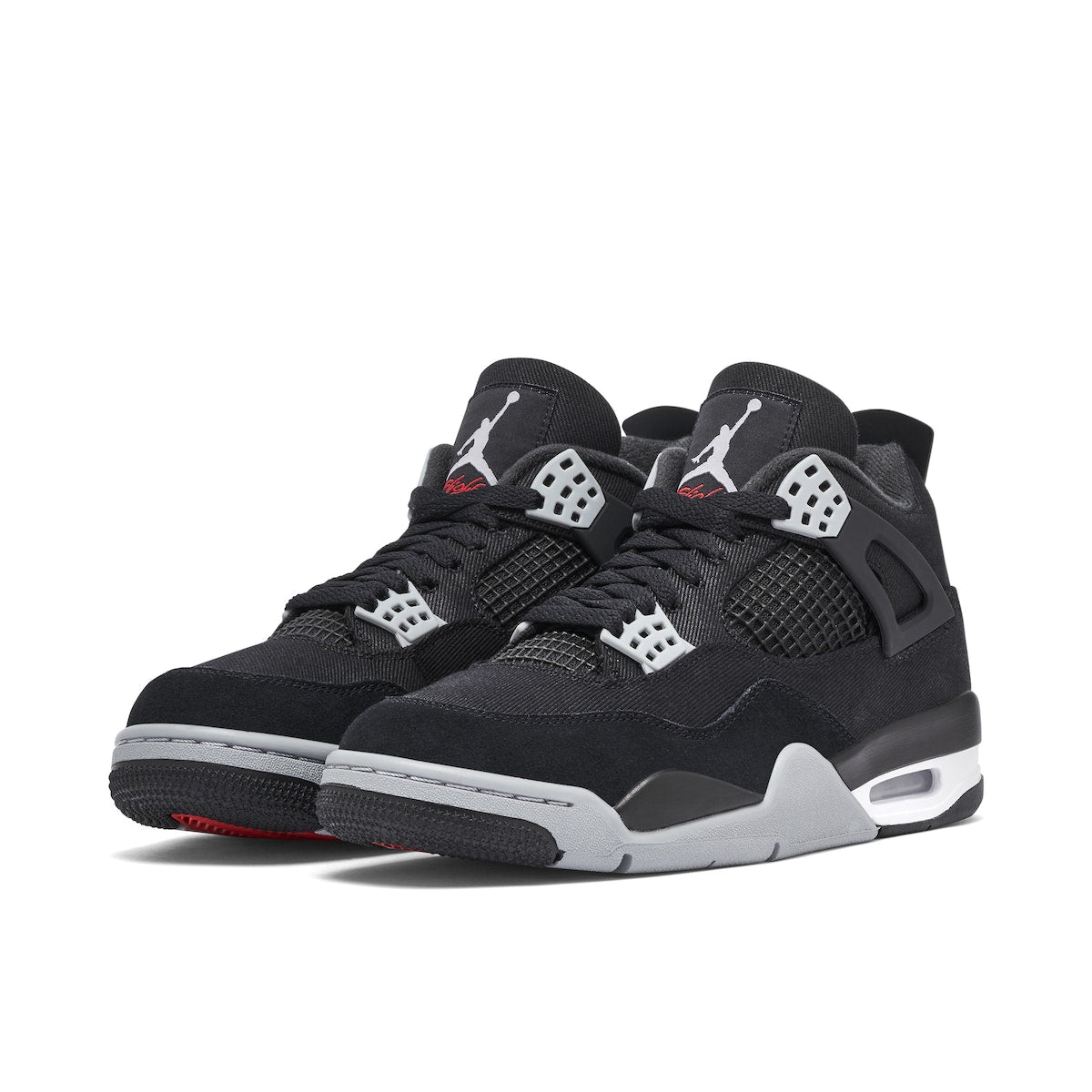 Air Jordan 4 'Black Canvas' Sneakers image 2