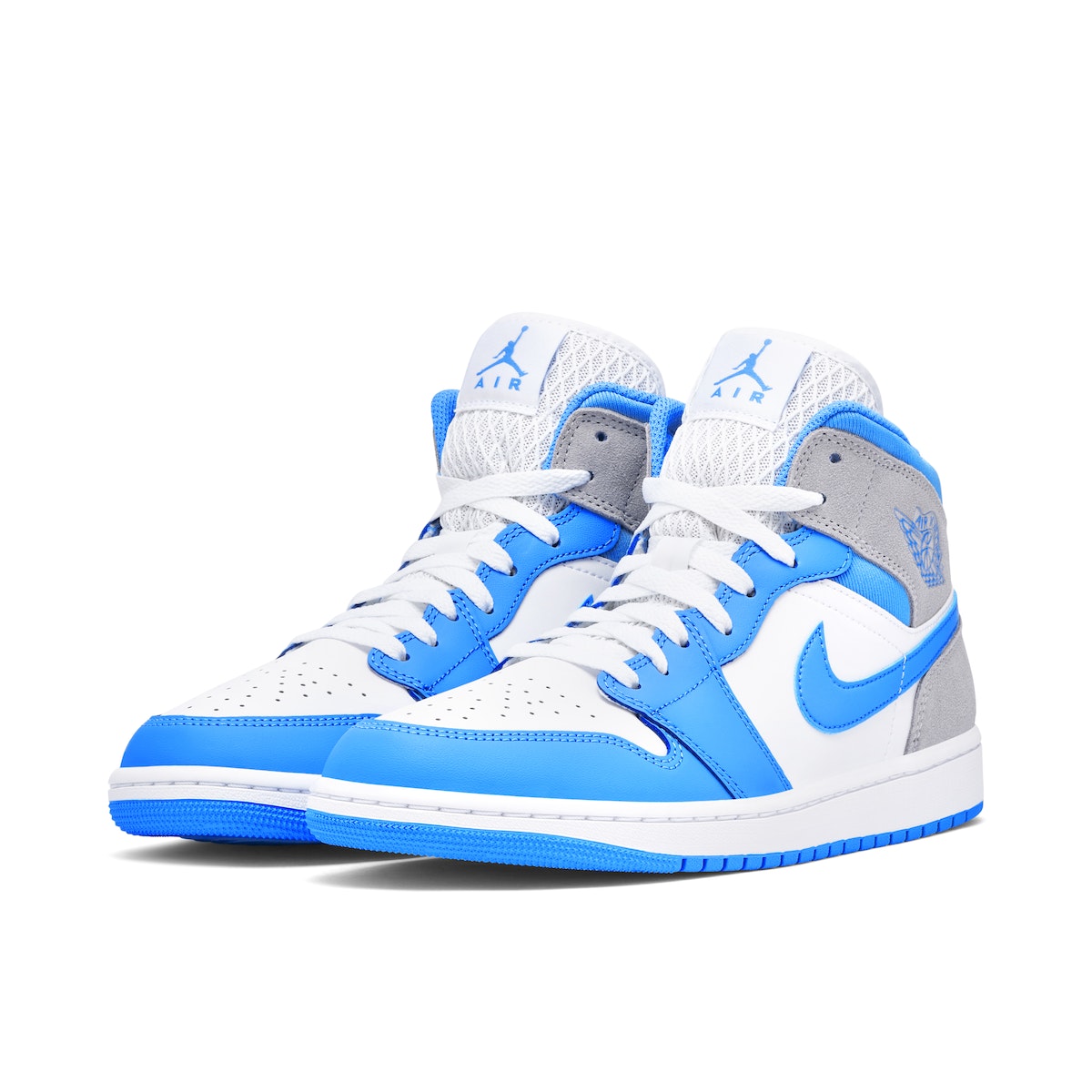 Air Jordan 1 Mid 'University Blue Grey' Sneakers image 2