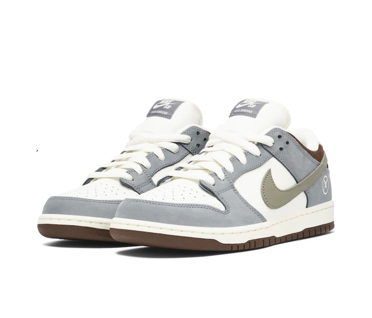 Nike SB Dunk Low x Yuto Horigome 'Grey White' Sneakers image 2