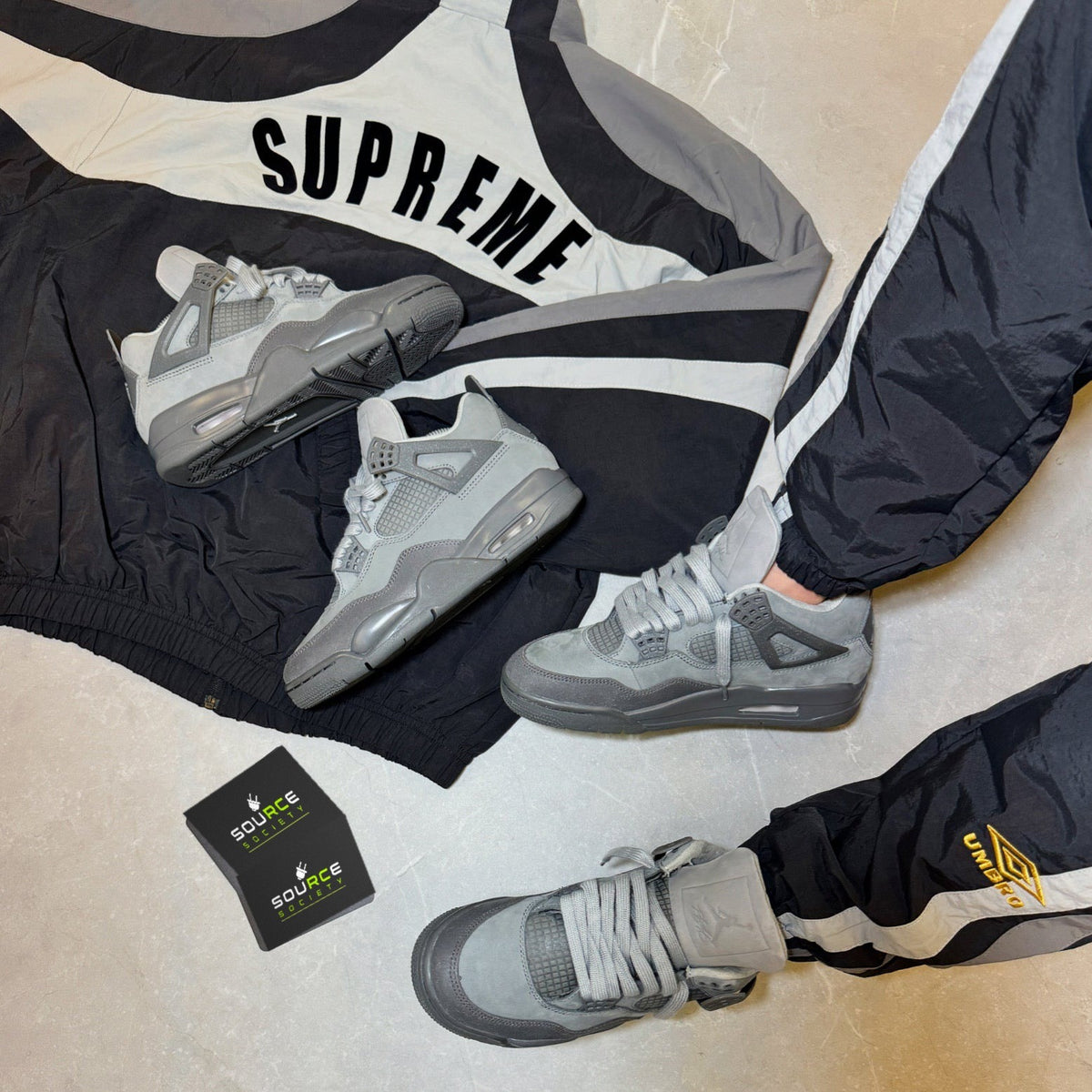Supreme x Umbro Track Jacket 'Black' image 4