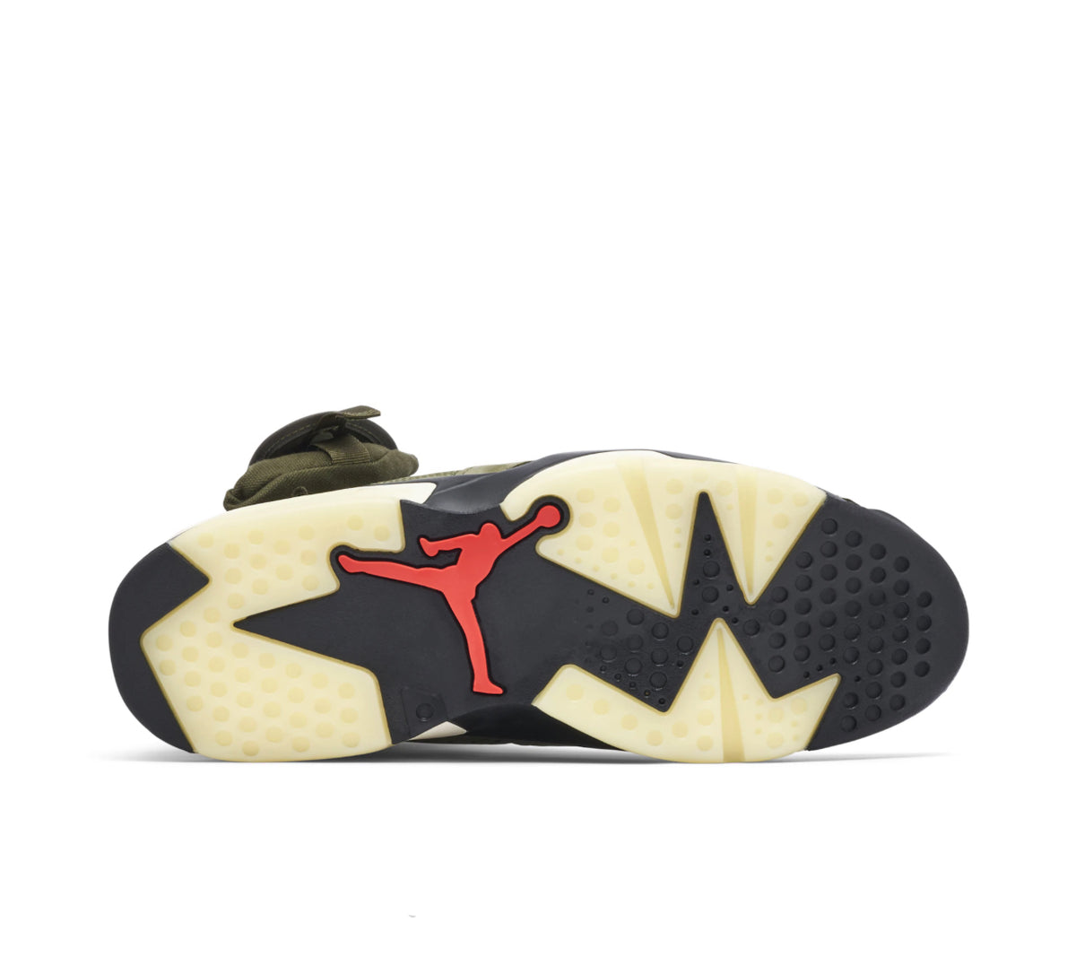 Air Jordan 6 x Travis Scott 'Medium Olive' Sneakers image 3