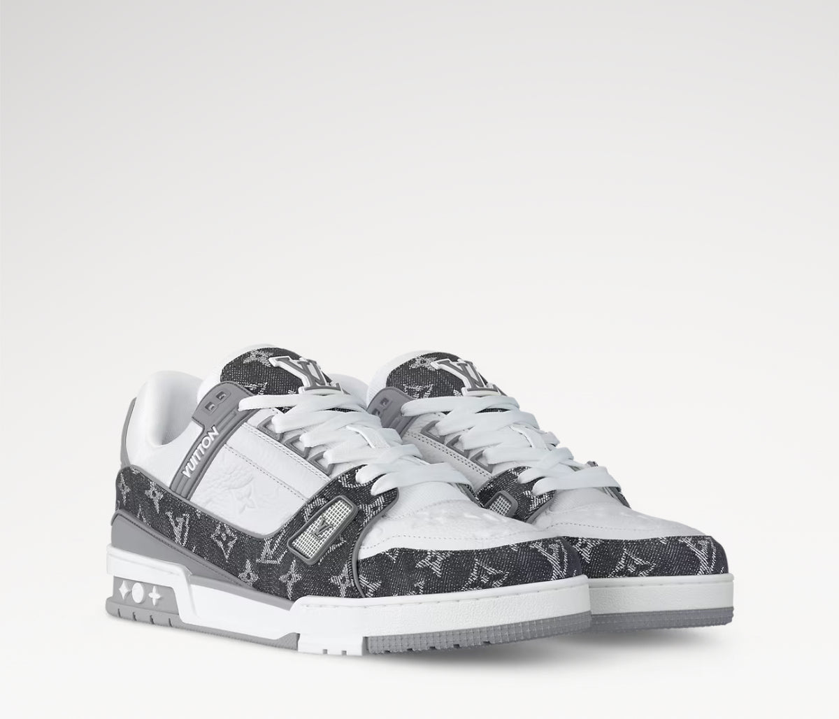 Louis Vuitton LV Trainer Monogram Denim 'Grey'
