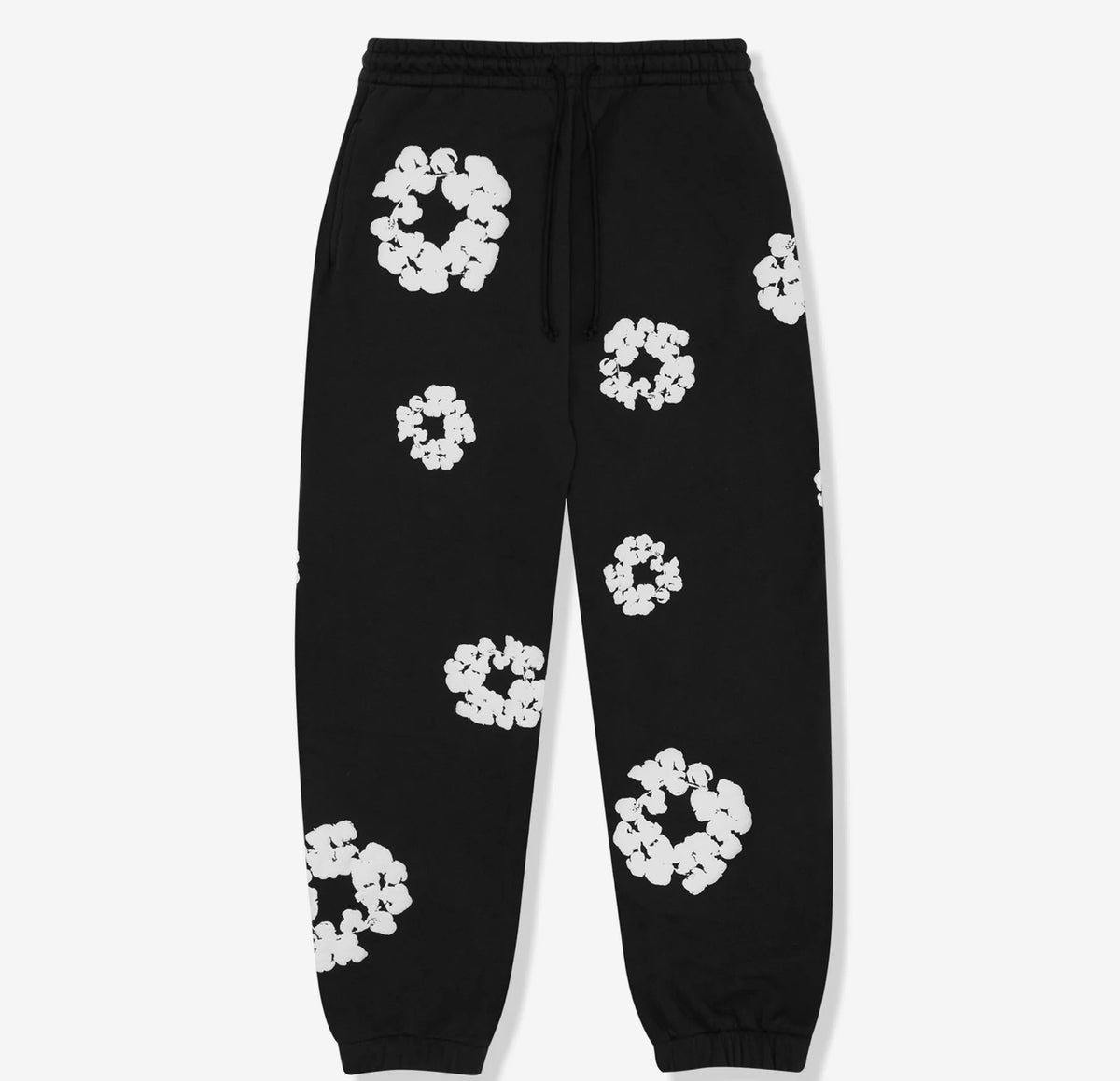 Denim Tears Cotton Wreath Sweatpants 'Black'