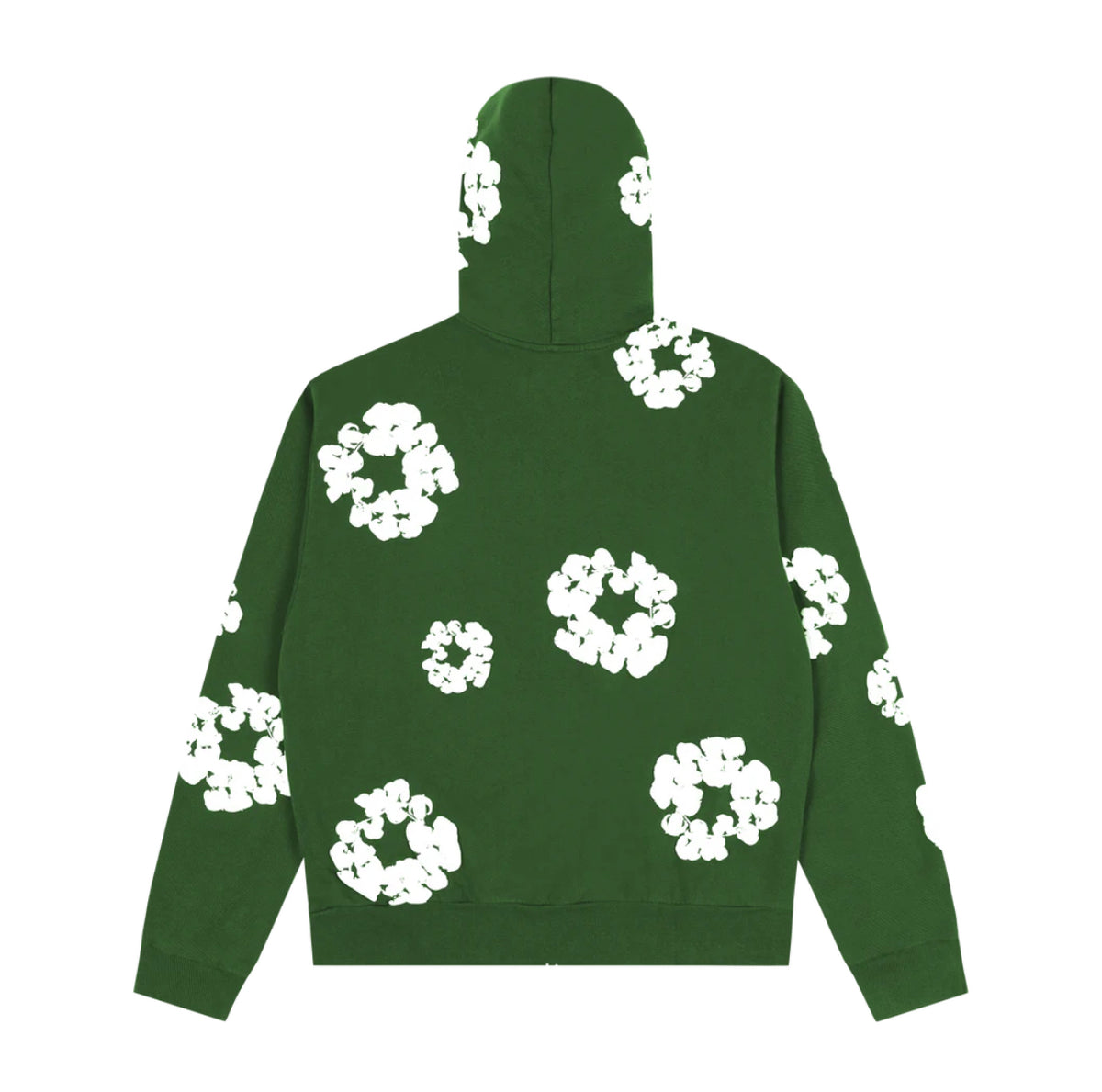 Denim Tears Cotton Wreath Zip Hoodie 'Green' image 2