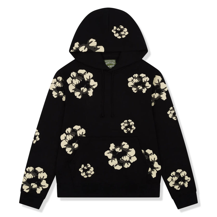 CACTUS TEARS COTTON WREATH HOODIE 'BLACK'