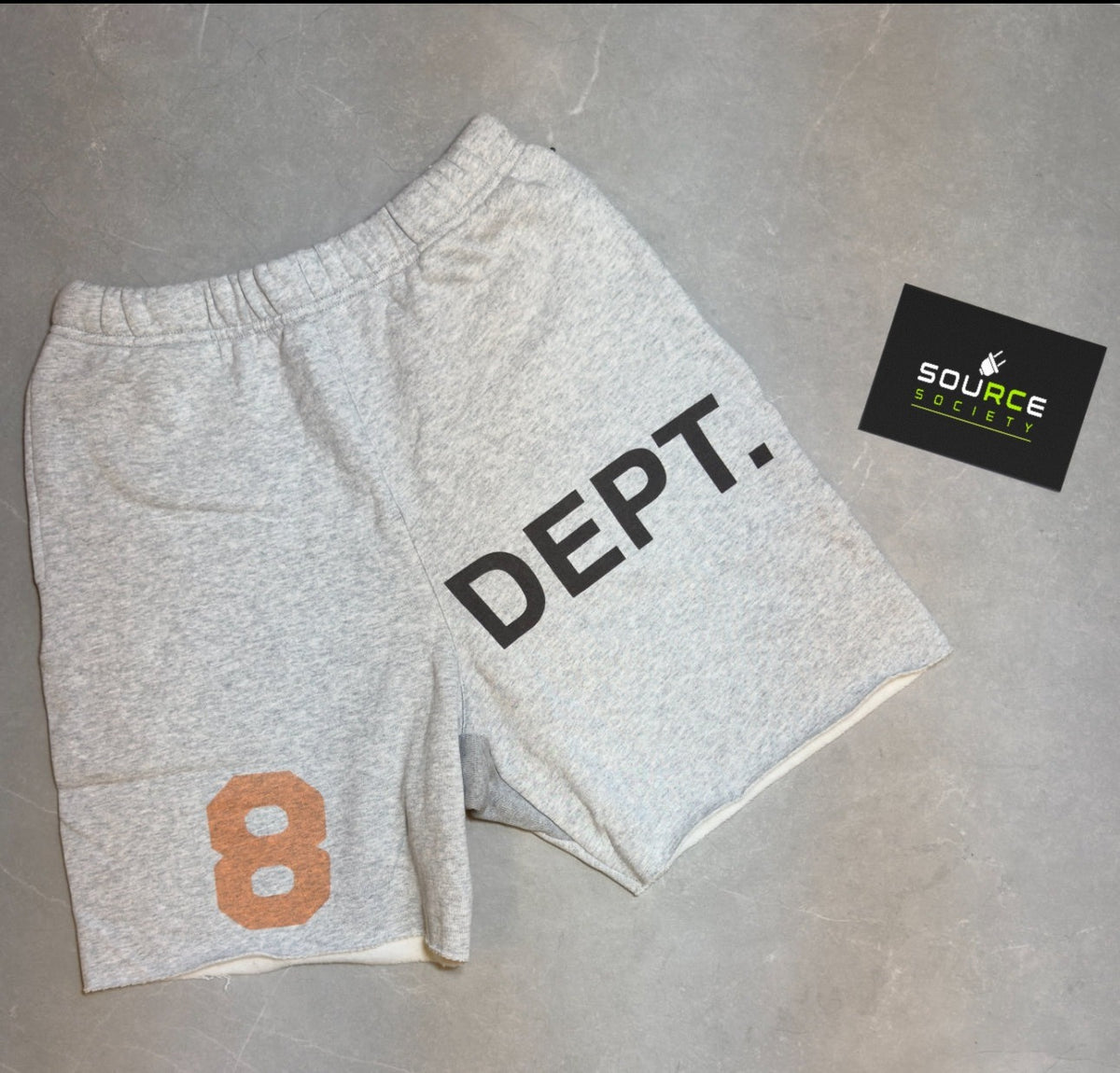 Gallery Dept. Printed Distressed Sweat Shorts