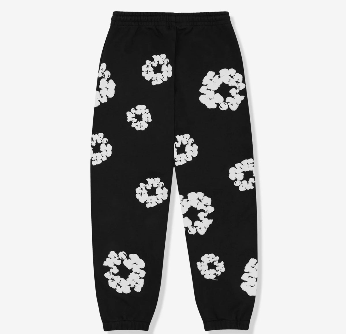 Denim Tears Cotton Wreath Sweatpants 'Black' image 2