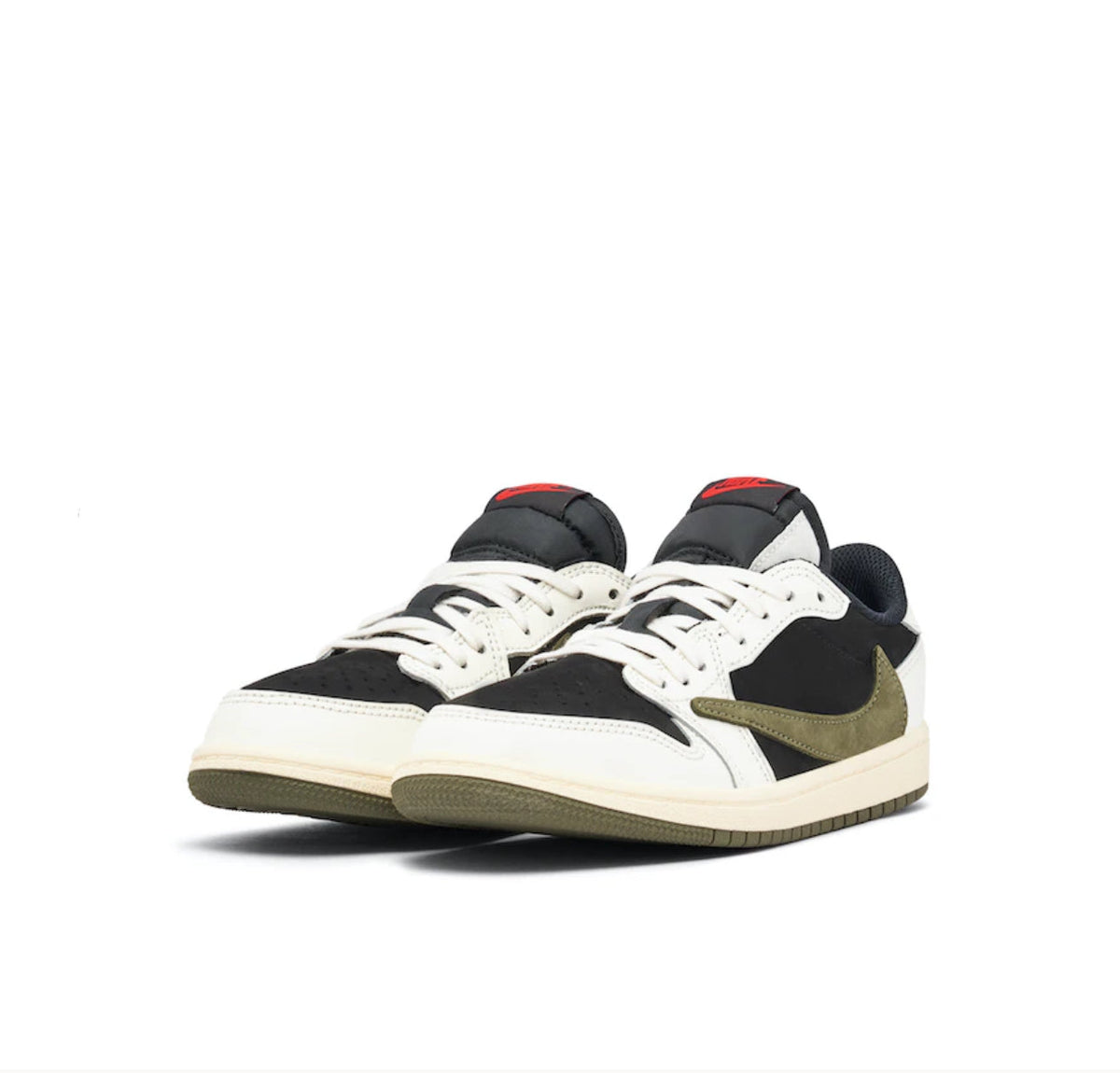Air Jordan 1 Low x Travis Scott 'Olive' (PS) Kids Sneakers image 2
