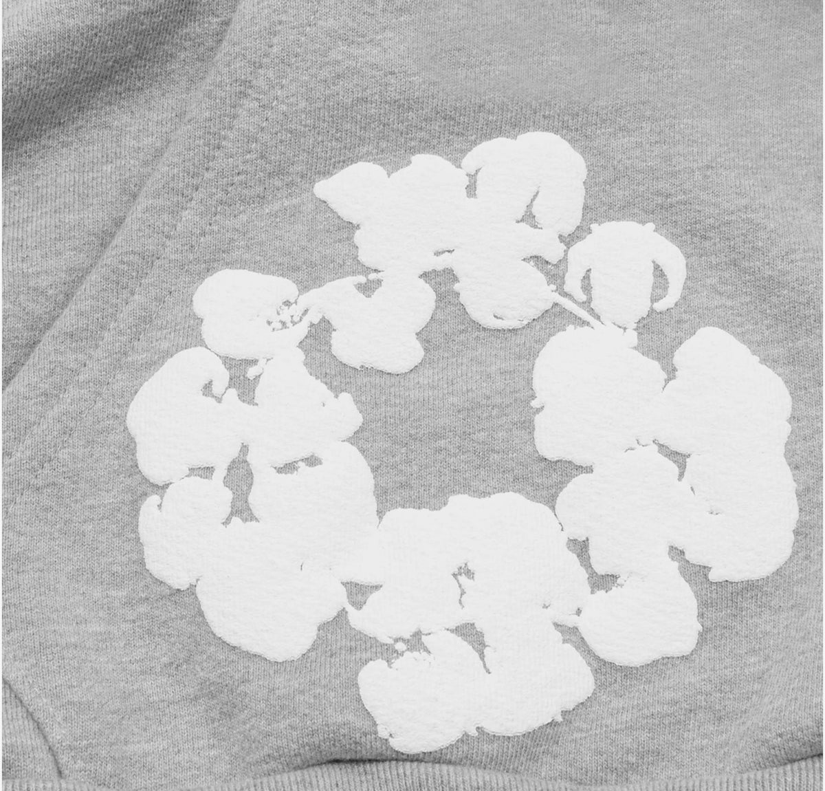 Denim Tears Cotton Wreath Hoodie 'Grey' image 3