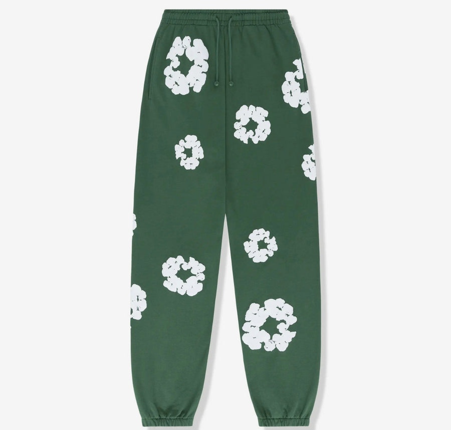 DENIM TEARS COTTON WREATH SWEATPANTS 'GREEN'