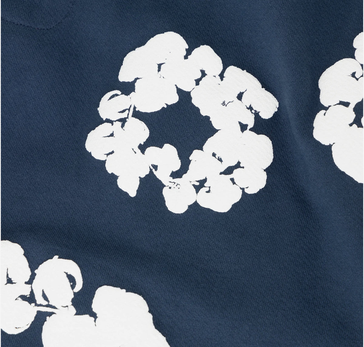 Denim Tears Cotton Wreath Sweatpants 'Navy' image 2