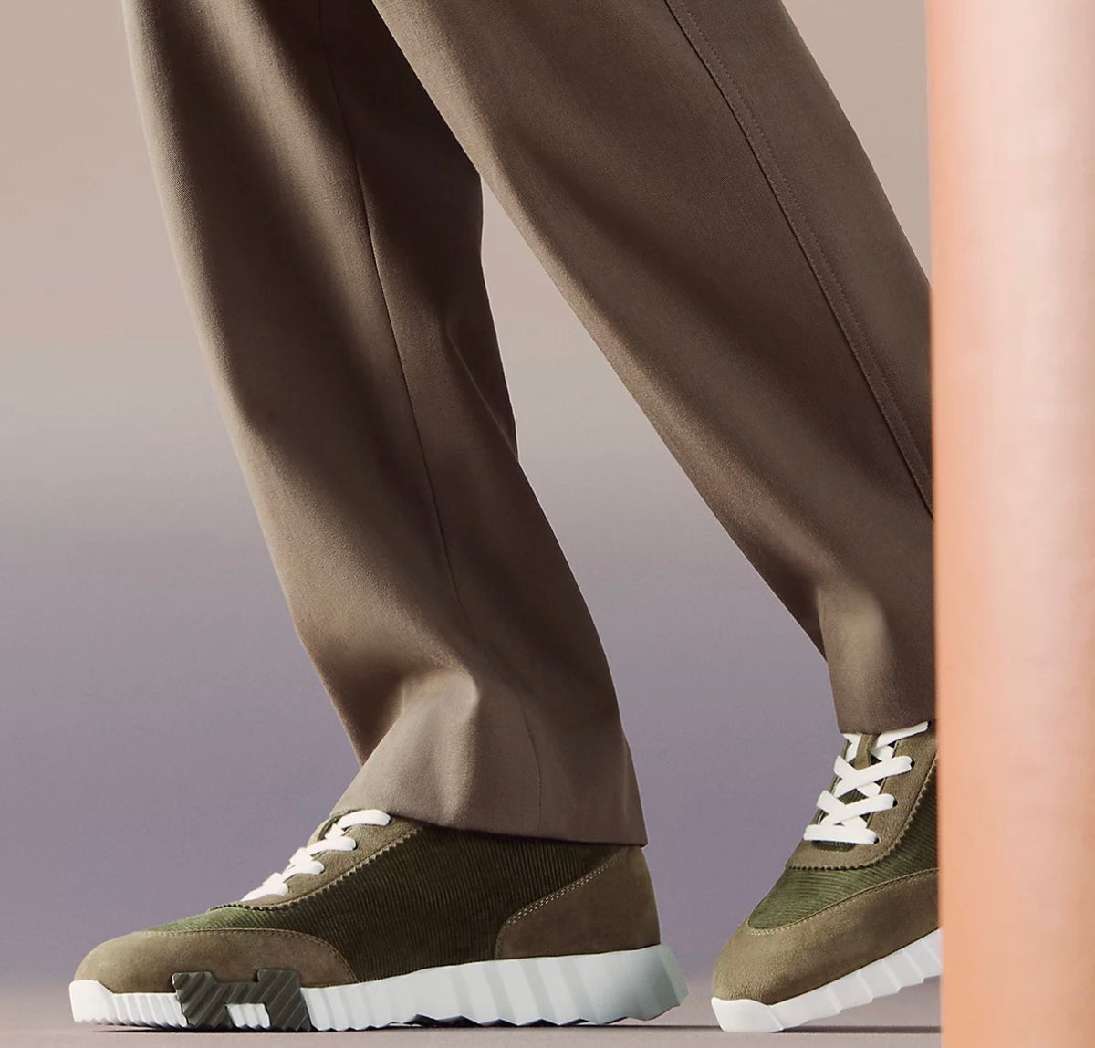 HERMES BOUNCING SNEAKER 'VERT TOUNDRA'