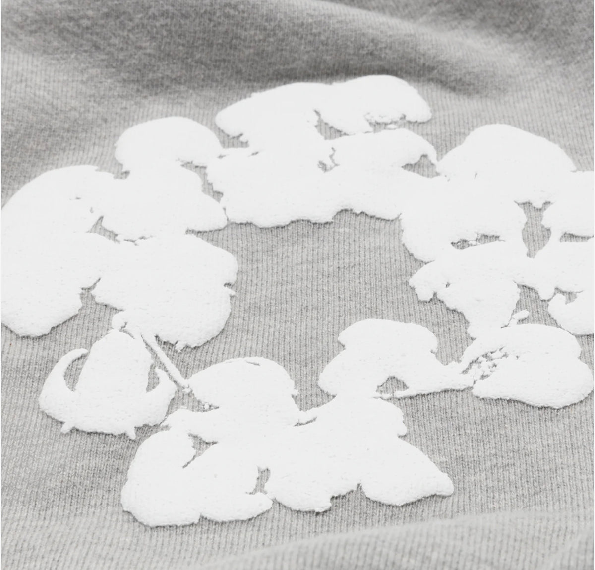 Denim Tears Cotton Wreath Sweatpants 'Grey' image 3