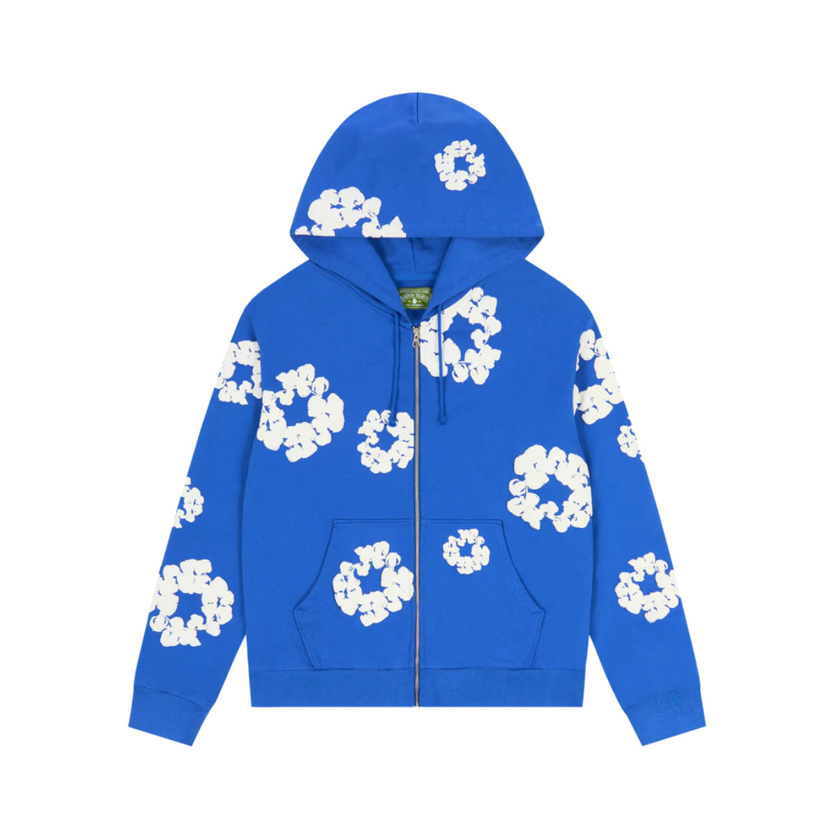 Denim Tears Cotton Wreath Zip Hoodie 'Blue'