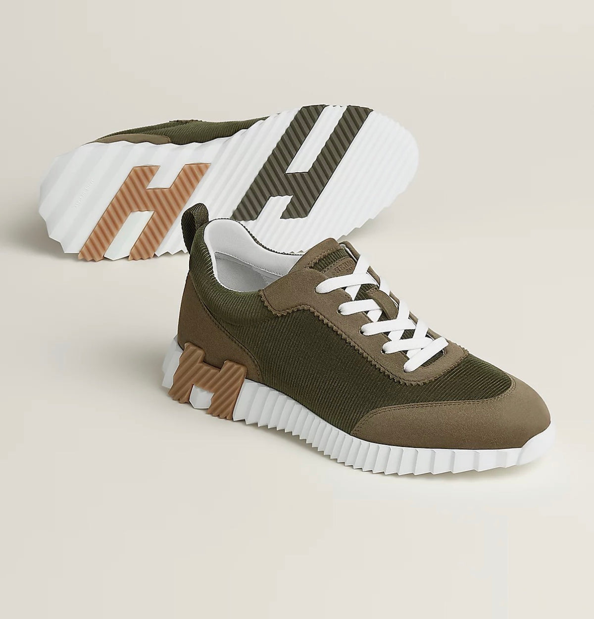 HERMES BOUNCING SNEAKER 'VERT TOUNDRA'