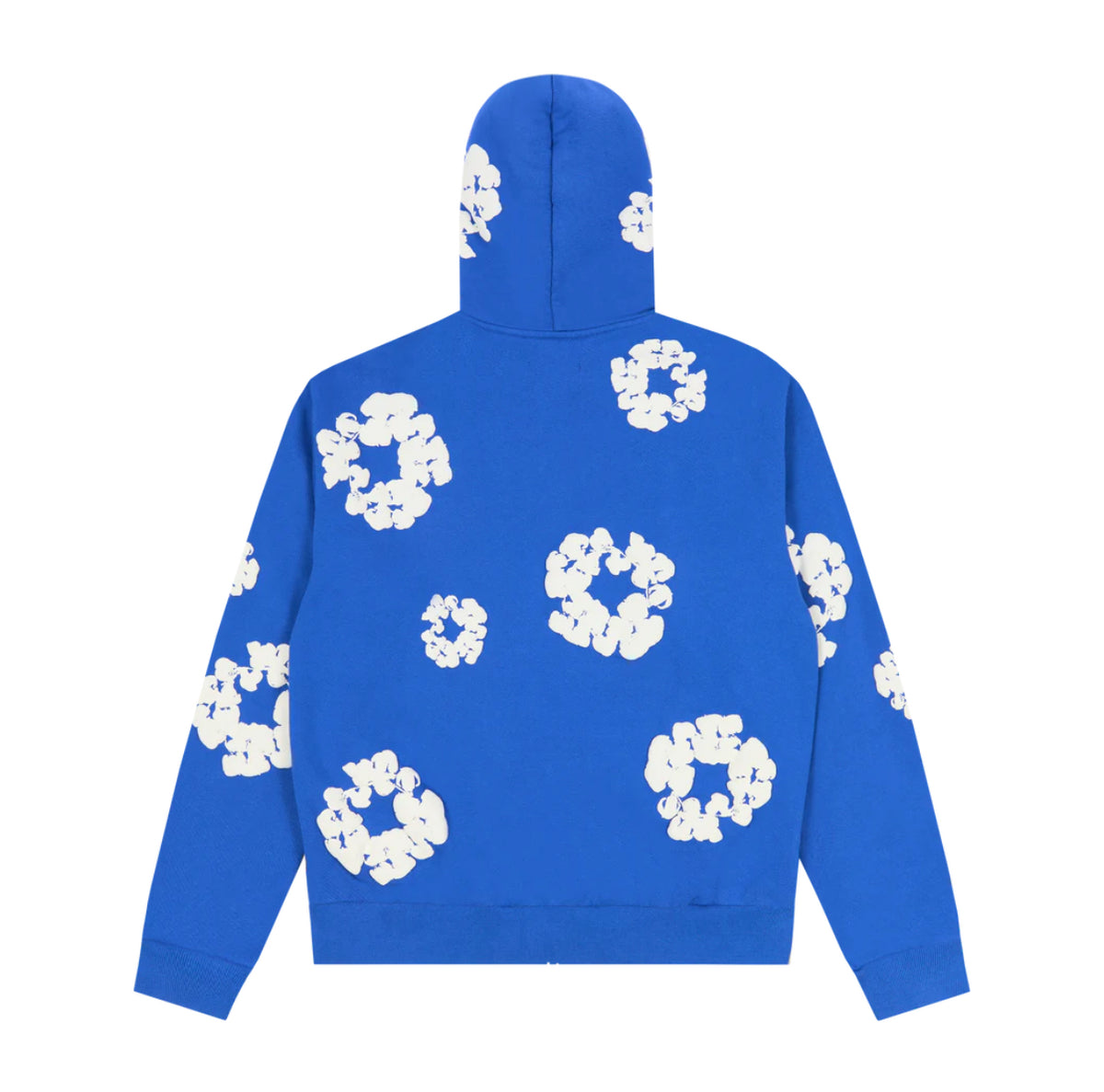 Denim Tears Cotton Wreath Zip Hoodie 'Blue' image 2