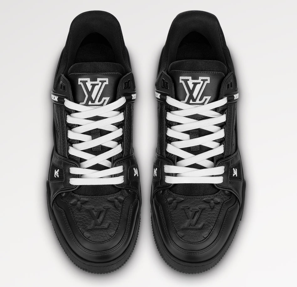 Louis Vuitton LV Trainer 'Black Embossed Monogram' image 3