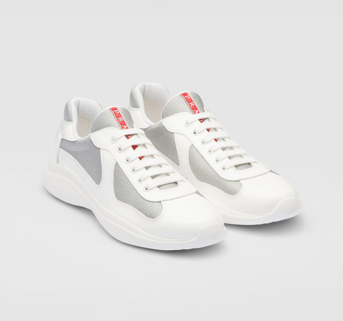 Prada Americas Cup Soft Rubber 'White' Sneakers