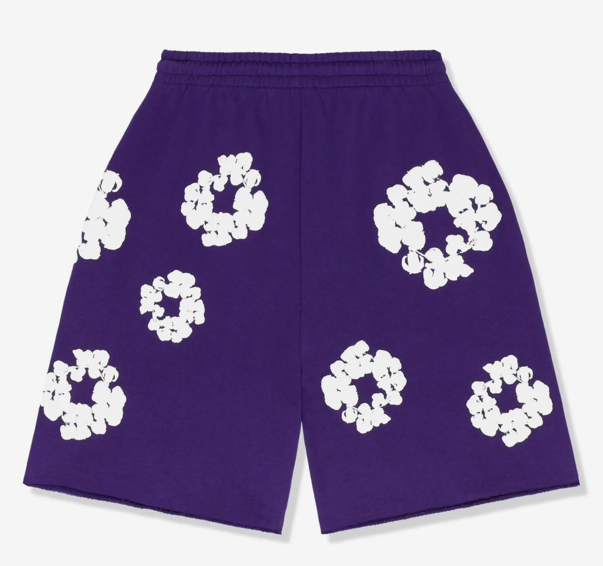Denim Tears Cotton Wreath Shorts 'Purple' image 3