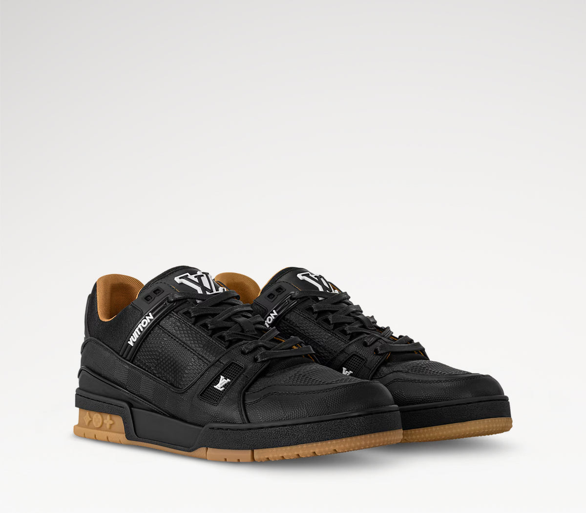 Louis Vuitton LV Trainer 'Black Gum' Sneakers