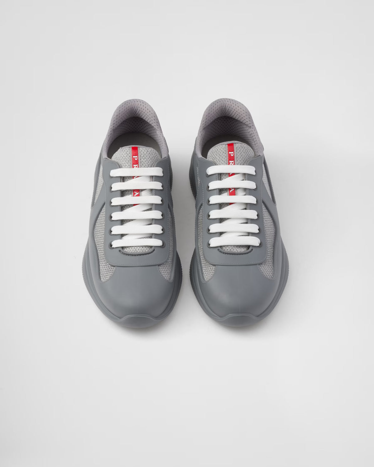 Prada Americas Cup Soft Rubber 'Steel Grey' Sneakers image 3
