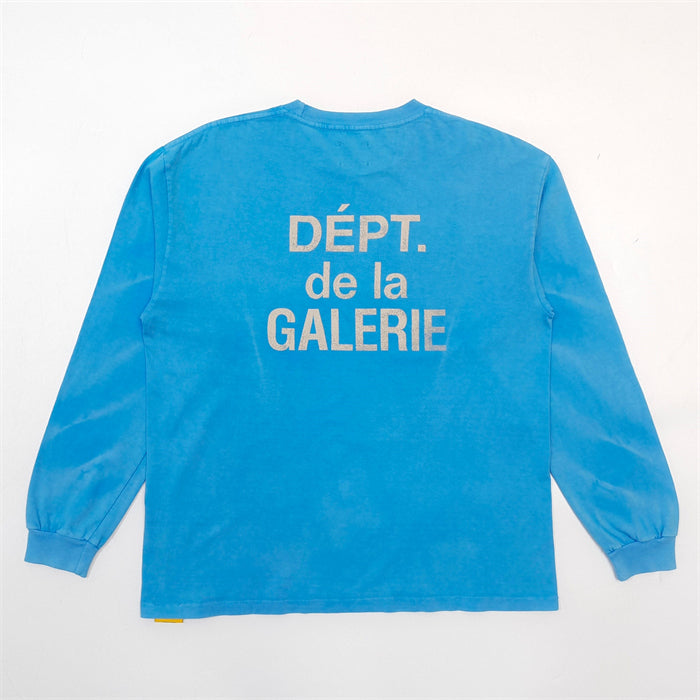 Gallery Dept. Long Sleeve T-Shirt 'Cyan' image 2