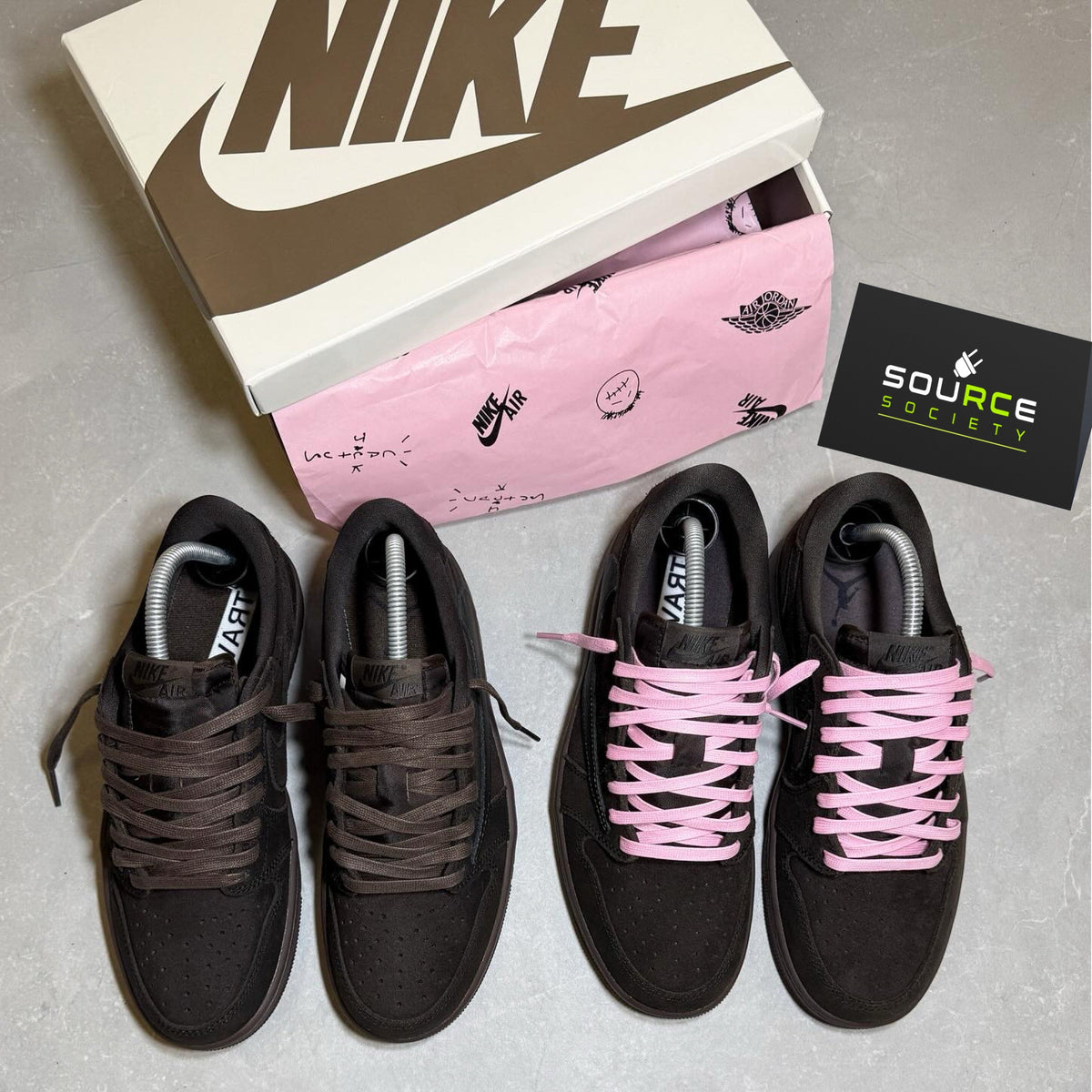 Air Jordan 1 Low x Travis Scott 'Velvet Brown' image 3