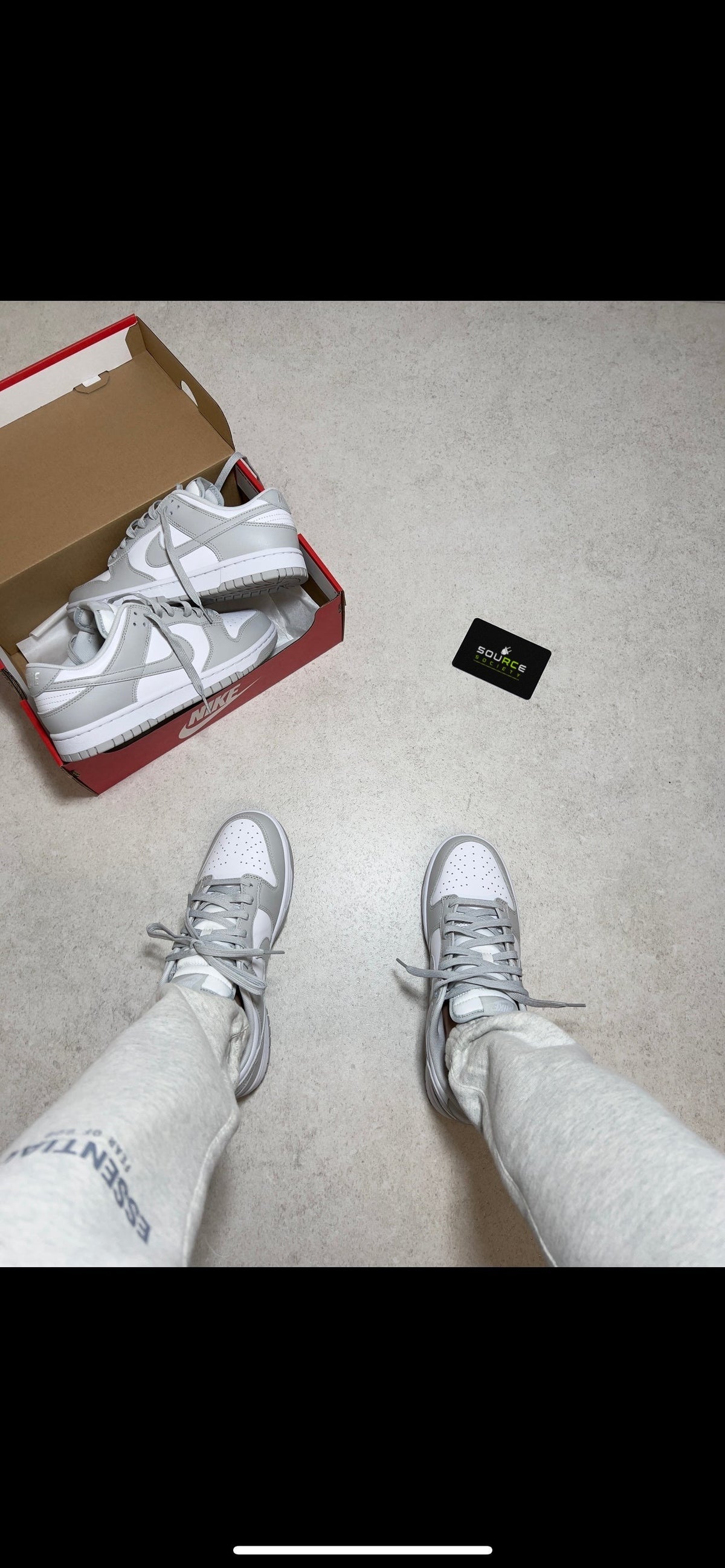 Nike Dunk Low 'Grey Fog' Sneakers image 2
