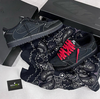 Air Jordan 1 Low x Travis Scott 'Black Phantom' Sneakers image 2