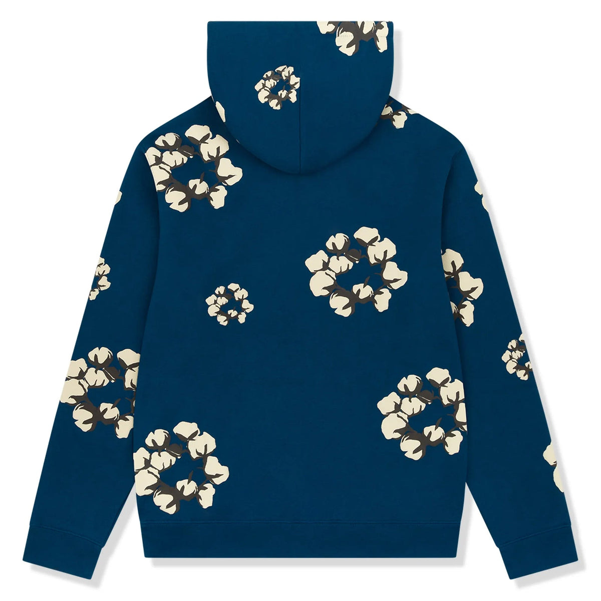 Cactus Tears Cotton Wreath Hoodie 'Blue' image 2