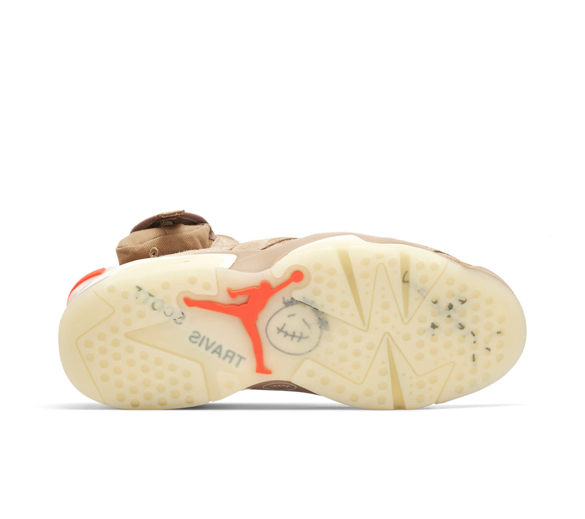 Air Jordan 6 x Travis Scott 'British Khaki' Sneakers image 3