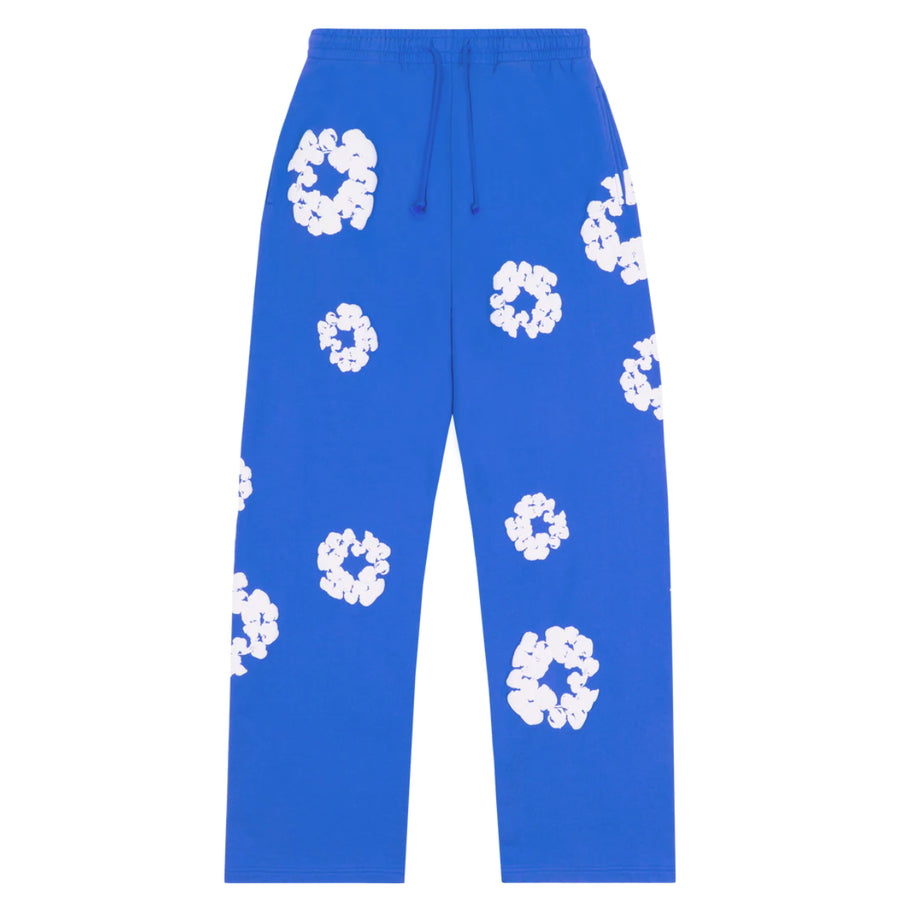 DENIM TEARS COTTON WREATH BAGGY SWEATPANTS 'BLUE'