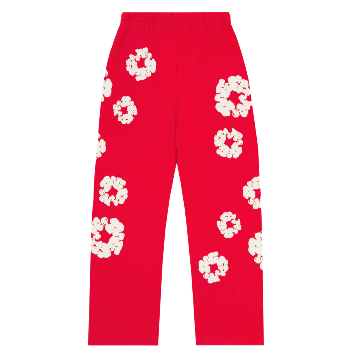 Denim Tears Cotton Wreath Baggy Sweatpants 'Red' image 2