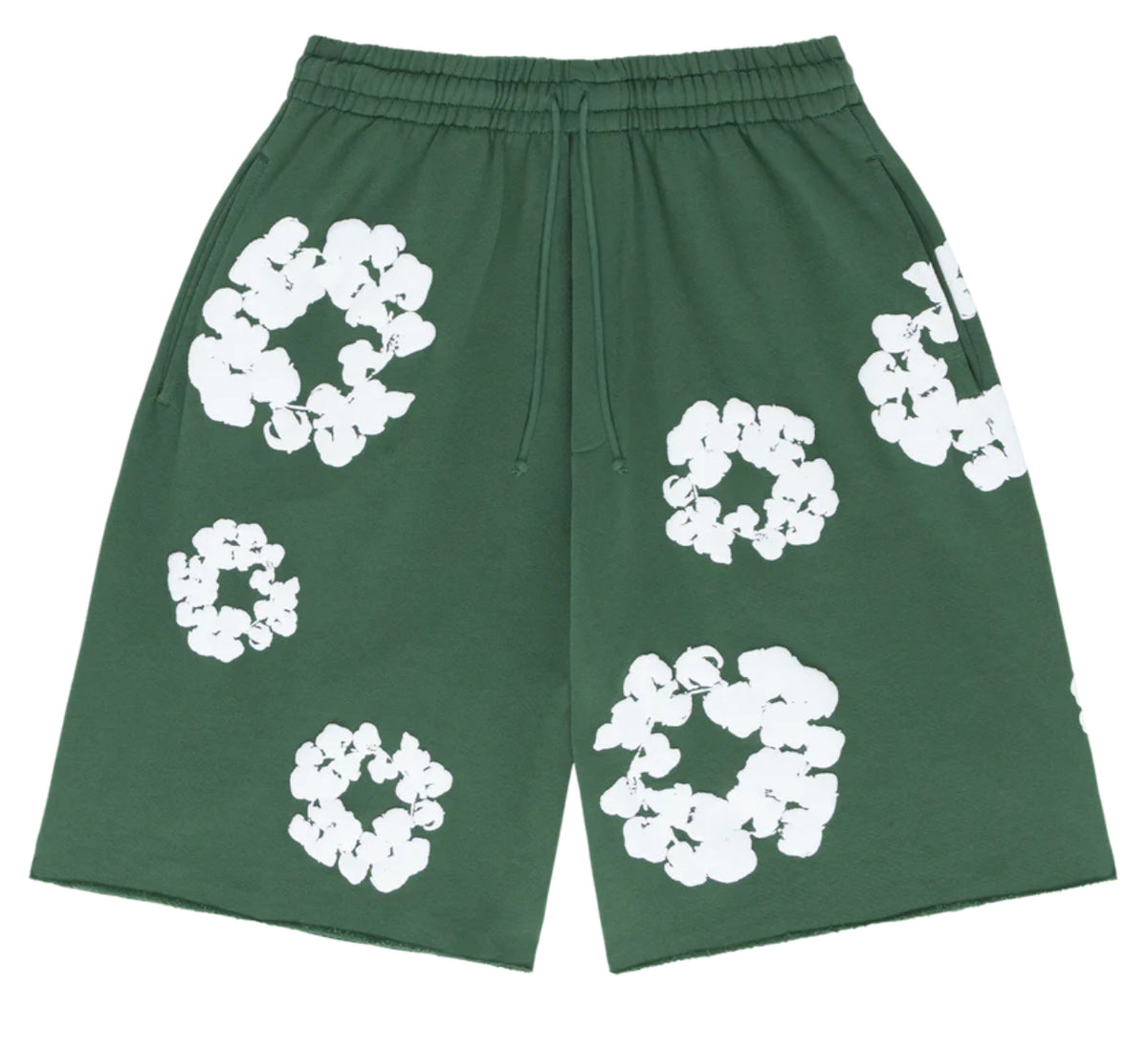 Denim Tears Cotton Wreath Shorts 'Green' image 2