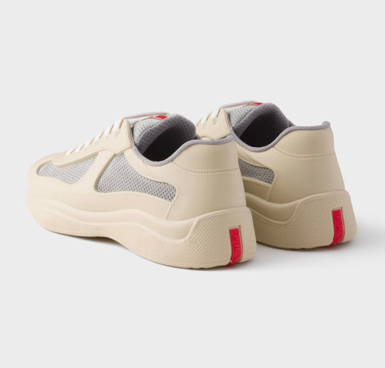 Prada Americas Cup Soft Rubber 'Raw White' Sneakers image 3