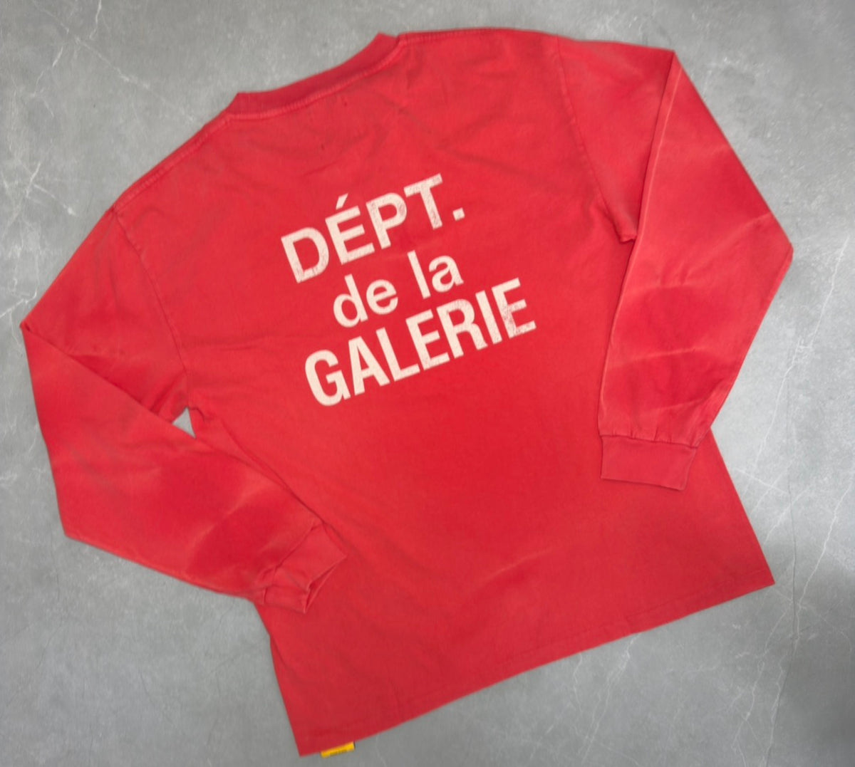 Gallery Dept. Long Sleeve T-Shirt 'Red' image 2