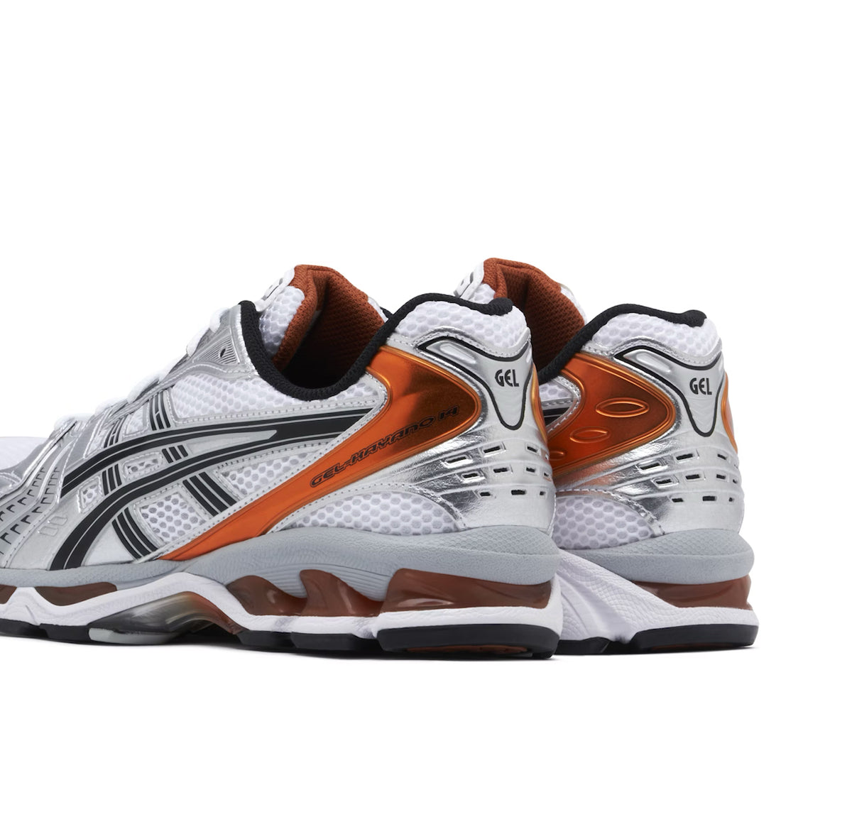 ASICS Gel-Kayano 14 'White Piquant Orange' Sneakers image 3